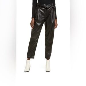 Open Edit Faux Leather Pants
